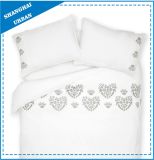 Victoria White Cotton Printed Bed Sheet