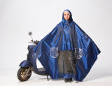 Adult Fashion Foldable PVC Double Raincoat for Motorcycle