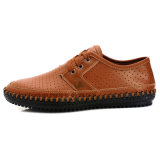 Leather Travel Shoes Good Mens Shoes Design with Anti Slip Function Hot Sell Style