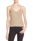 Nude Color Women Sexy Strap Formina Knit Top Camisole