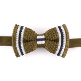 Men's Fashionable 100% Polyester Knitted Bow Tie (YWZJ99)