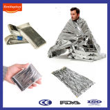 Silver Aluminum Emergency Foil Blanket for First Aid