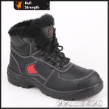 Winter Leather Safety Boots with Fur Lining (SN5206)