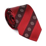 Topselling Custom Logo Tie Silk or Polyester Woven Necktie Male Cravat Female Foulards Neckwear Accessories