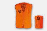 Orange Safety Working Vest with Zipper
