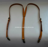 High Quality Western Men's Genuine Cow Leather Suspenders