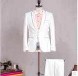 Custom Slim Fit 100% Wool Silk Slim Fit Men Suit, OEM Suits for Man