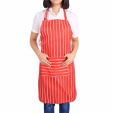 Unisex Stripe Bib Apron with 1 Big Pockets Chef Waiter Kitchen Cook New Tool Kitchen Apron Kitchen Accessories