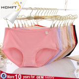 Colourful Underwear Solid Color Comfortable Cotton Label Design Women Panties