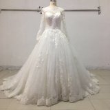 Long Sleeve Lace Ball Bridal Wedding Dress