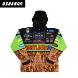 Original Design Sublimation Tournament Fishing Jersey with Hood (F008)