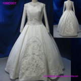 OEM/ODM Custom Made Muslim Bridal Wedding Gown Dress