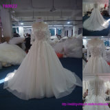 Bride Use and Sleeveless Design Wedding Dresses with Long Trains