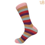 Men's Striped Fashion Sock of Bamboo Material
