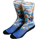 Custom New Arrival 2018 Funny Pattern Sublimation Printed Sock Supplier