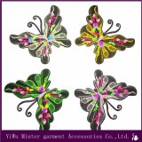 Butterfly and Snake Embroidered Applique Iron on Patch Design DIY Sew Iron on Patch Badge Embroidery Flamingo