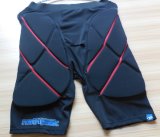 Fitness Lycra Short Pants with Padding for Men Women's