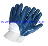 Blue Nitrile Wok Glove Open Back