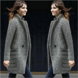 Plus Wool Thick Wool Dairy Coat for Woman's Clothes