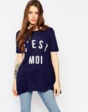 OEM Women's Fashion Custom Logo Round Neck Printed T-Shirt (XY032)