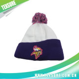 Promotional Acrylic Embroidery Knitted Winter Hat/Cap with Ball (096)