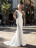 Amelie Rocky Short Sleeve Beaded Wedding Dress Mermaid Cheap