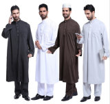 MID-East Men's Islamic Muslim White Abaya for Church