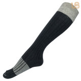 Women Black Long Cotton Sock
