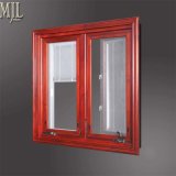 Factory Price Wood Cladding Aluminum Window with Double Glass