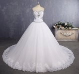 Amelie Rocky 2018 Tulle Ball Gown Beaded Strapless Wedding Dress