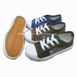 OEM Children Shoelace Injection Canvas Shoes Supplier (ZL1219-11)