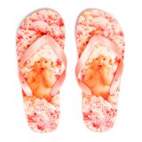PE Slipper for Baby Photo Printing with Metallic Strap
