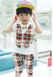 Fashion Boy's Waistcoat Fake Two Piece Suit in Summer