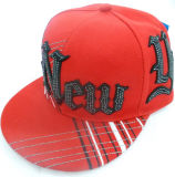 Red Snapback Baseball Cap with Nice Logo Gjfp17105
