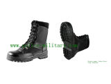 Military Tactical Combat Boots Black Leather Shoes CB303006