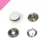 White Color Prong Ring Snap Button for Clothing