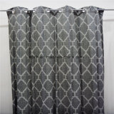 Black and White Oriental Curtain Fabric 57