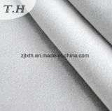 Flocked Decorative Fabric in White Color