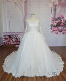 Lace off-Shoulder Wedding Dress Long Sleeve