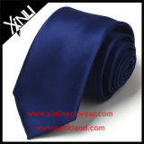 Pure Silk Jacquard Woven Navy Blue Necktie