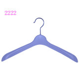 White Cheap Plastic Custom Logo Jersey Hangers for Boutique