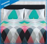 Color Patchwork Design Microfiber Duvet Cover Bedding