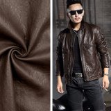 T/C Backing Synthetic Leather for Men PU Jackie (HST383)