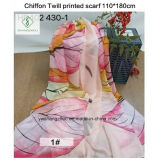 110*180cm Newest Hot Sale Chiffon Printed Shawl Fashion Lady Scarf