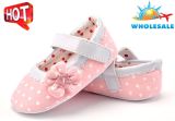 Wholesale Flower Design Single Laces Soft Soles Shoes Indoor Toddler Baby Shoes