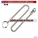 Promotion Chain Key Ring Keychain Metal Hipster Key Promotional Keychain (G8081)