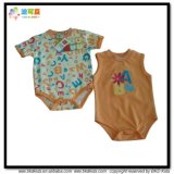 Printing Style Baby Clothes Round Neck Baby Onesie Set