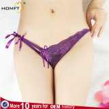 Hot Sales Sex Underwear Flower Lace Breathable Waist Briefs No Trace