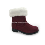 Fitted Children Boots Shoes for Outdoor (17334 Wine)