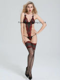 Ladies Sexy Fishnet Lace Bed Wear Teddies for Woman